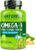 NATURELO Burpless Omega 3 Fish Oil Supplement – 1100mg Triglyceride Omega-3, EPA + DHA, Liquid Fish Oil for Heart, Eye, Brain, Joint Health – 120 Softgels, 4 Months Supply