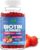 Biotin 10,000mcg Gummies for Hair Growth, Skin & Nails (100 Count) – 2x Maximum Strength Biotin Vitamins for Women & Men – Gluten-Free, Vegan, Great Tasting Strawberry Flavor – 100 Gummies