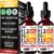 (2 Pack) Vitamin B12 and B6 Liquid Drops, B12 Sublingual Vitamin B Complex – B 12 Vitamin 5000mcg – B12 Methylcobalamin for Energy, Brain, and Heart Support with 27,200 mcg, Raspberry, (80 Servings)