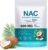 AIQIUSHA NAC Supplement 600mg, N-Acetyl Cysteine Softgels with Coconut & MCT Oil, Supports Antioxidant Activity & Cellular Function, Non-GMO, Gluten Free, 300 Softgels (1 Pack)