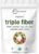 Micro Ingredients Organic Triple Fiber Powder, 2lb | Natural Prebiotic to Support Digestive & Gut Health | Soluble, Easily Digestible | Unflavored, Vegan
