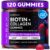 Biotin Gummies 10000mcg for Hair Growth Support – Sugar Free Multi Collagen with Keratin, Silica & Hyaluronic Acid – Pectin Based, Soft Chew Hair Skin and Nails Vitamins – 120 Count